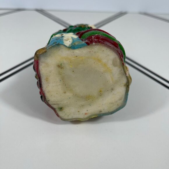 Vintage Santa Christmas Tree Candle Holiday Decor Figurine 6.5" Tall - Picture 3 of 7